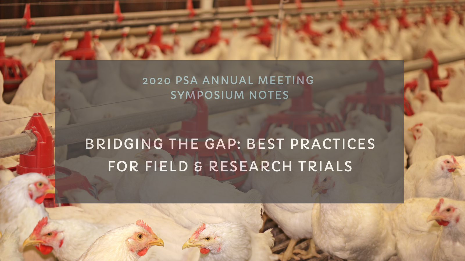 BRIDGING THE GAP: BEST PRACTICES FOR FIELD & RESEARCH TRIALS